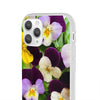 Spring Violas Flexi Clear Cases for Most Phone Types