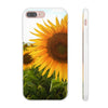 Sunflowers Flexi Clear Cases for Most Phone Types