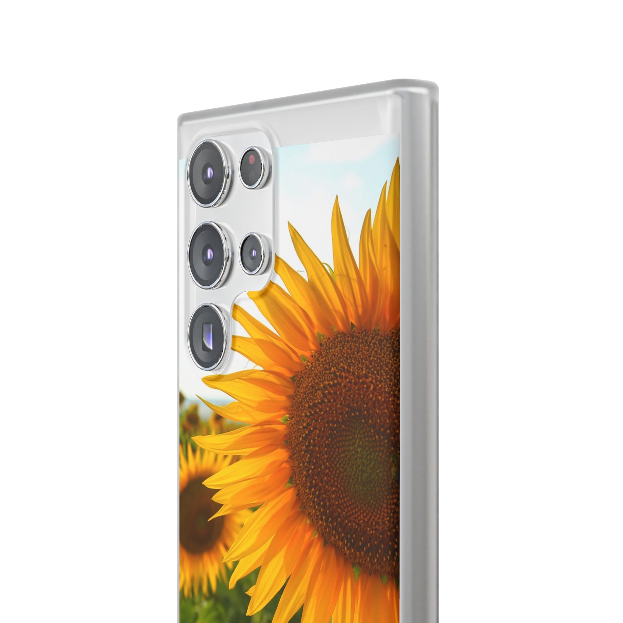 Sunflowers Flexi Clear Cases for Most Phone Types