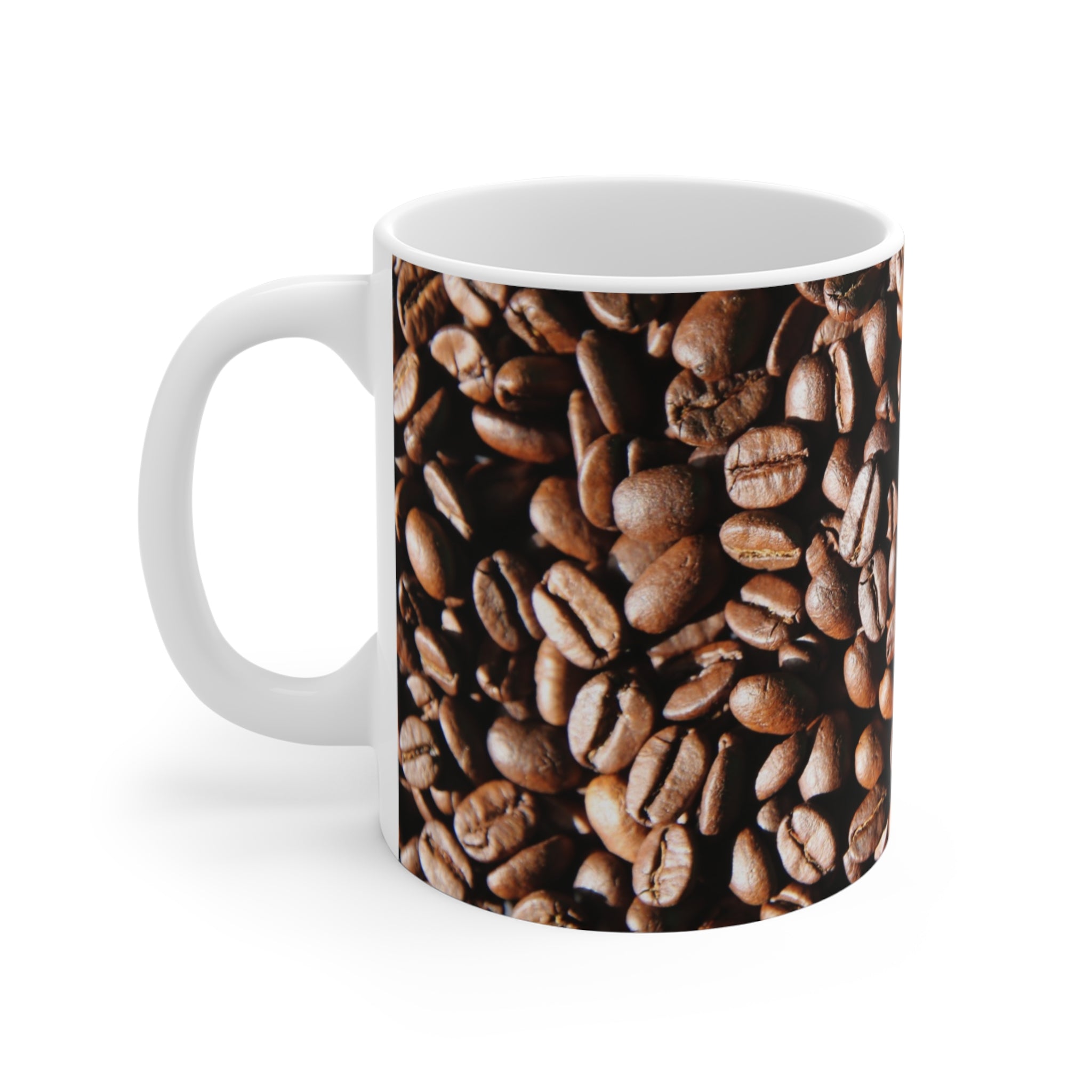 Coffee Beans Mug 11oz (Microwave & Dishwasher Safe)