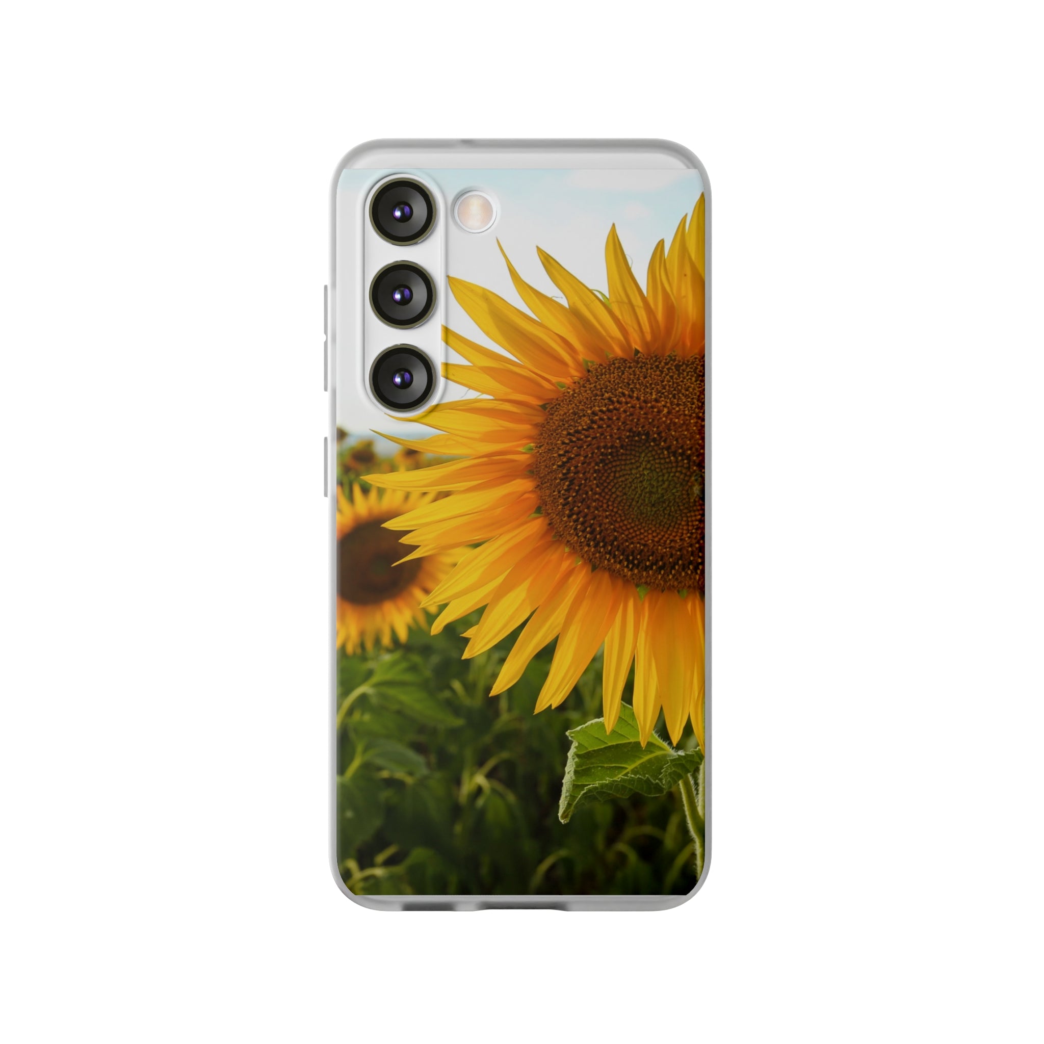 Sunflowers Flexi Clear Cases for Most Phone Types