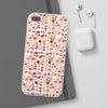 Happy Cake White Flexi Clear Cases for Most Phone Types (FWS)