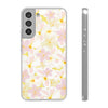 Pastel Frangipanis Yellow Flexi Clear Cases for Most Phone Types (FWS)