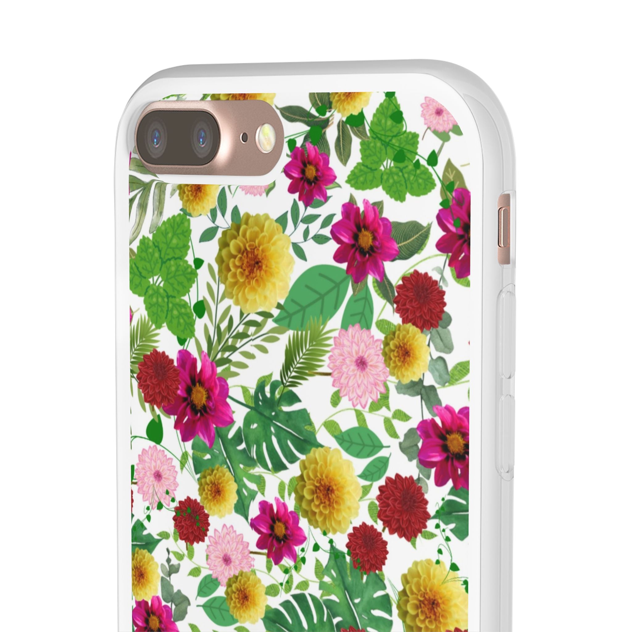 Graphic Dahlias Flexi Cases for Most Phone Types (FWS)