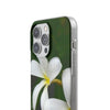 White Frangipanis Flexi Clear Cases for Most Phone Types (FWS)