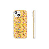 Happy Cake Yellow Flexi Clear Cases for Most Phone Types (FWS)