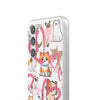 Cats Love White Flexi Clear Cases for Most Phone Types (FWS)