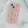 Happy Cake White Flexi Clear Cases for Most Phone Types (FWS)