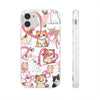 Cats Love White Flexi Clear Cases for Most Phone Types (FWS)