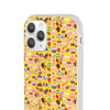 Happy Cake Yellow Flexi Clear Cases for Most Phone Types (FWS)