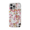 Cats Love White Flexi Clear Cases for Most Phone Types (FWS)