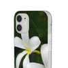 White Frangipanis Flexi Clear Cases for Most Phone Types (FWS)