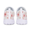 Japanese Pink Flowers White Non-Slip Sneakers Lightweight