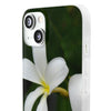 White Frangipanis Flexi Clear Cases for Most Phone Types (FWS)