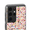 Happy Cake White Flexi Clear Cases for Most Phone Types (FWS)