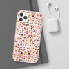 Happy Cake White Flexi Clear Cases for Most Phone Types (FWS)
