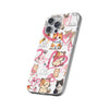Cats Love White Flexi Clear Cases for Most Phone Types (FWS)