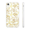 Golden Frangipanis White Flexi Clear Cases for Most Phone Types (FWS)