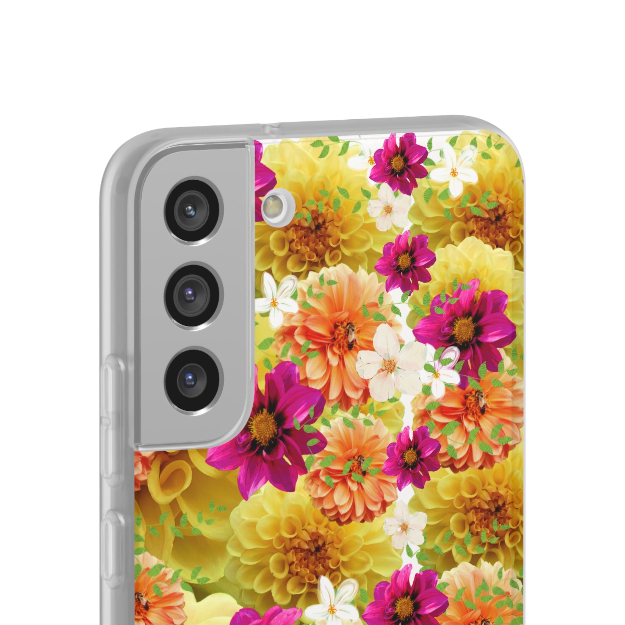 Graphic Dahlias 2 Flexi Cases for Most Phone Types (FWS)