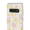 Pastel Frangipanis Yellow Flexi Clear Cases for Most Phone Types (FWS)
