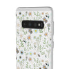 Graphic White Daisies Flexi Clear Cases for Most Phone Types (FWS)