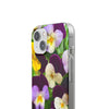 Spring Violas Flexi Clear Cases for Most Phone Types