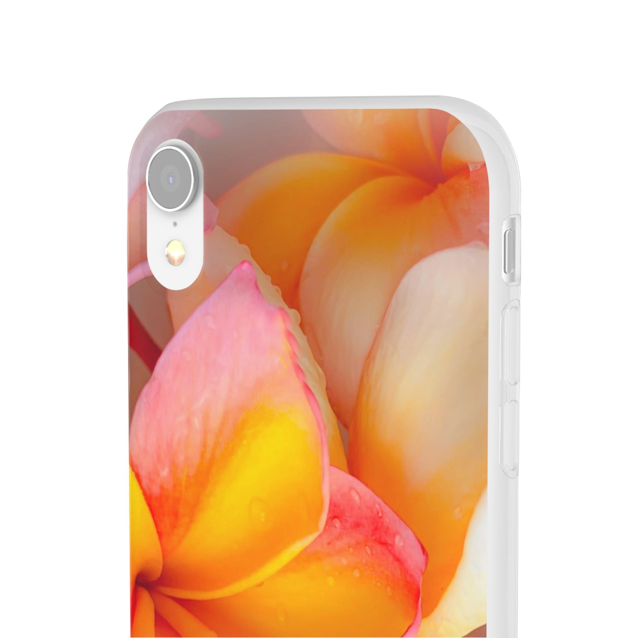 Soft Frangipanis Flexi Clear Cases To Fit Most Phone Types (FWS)