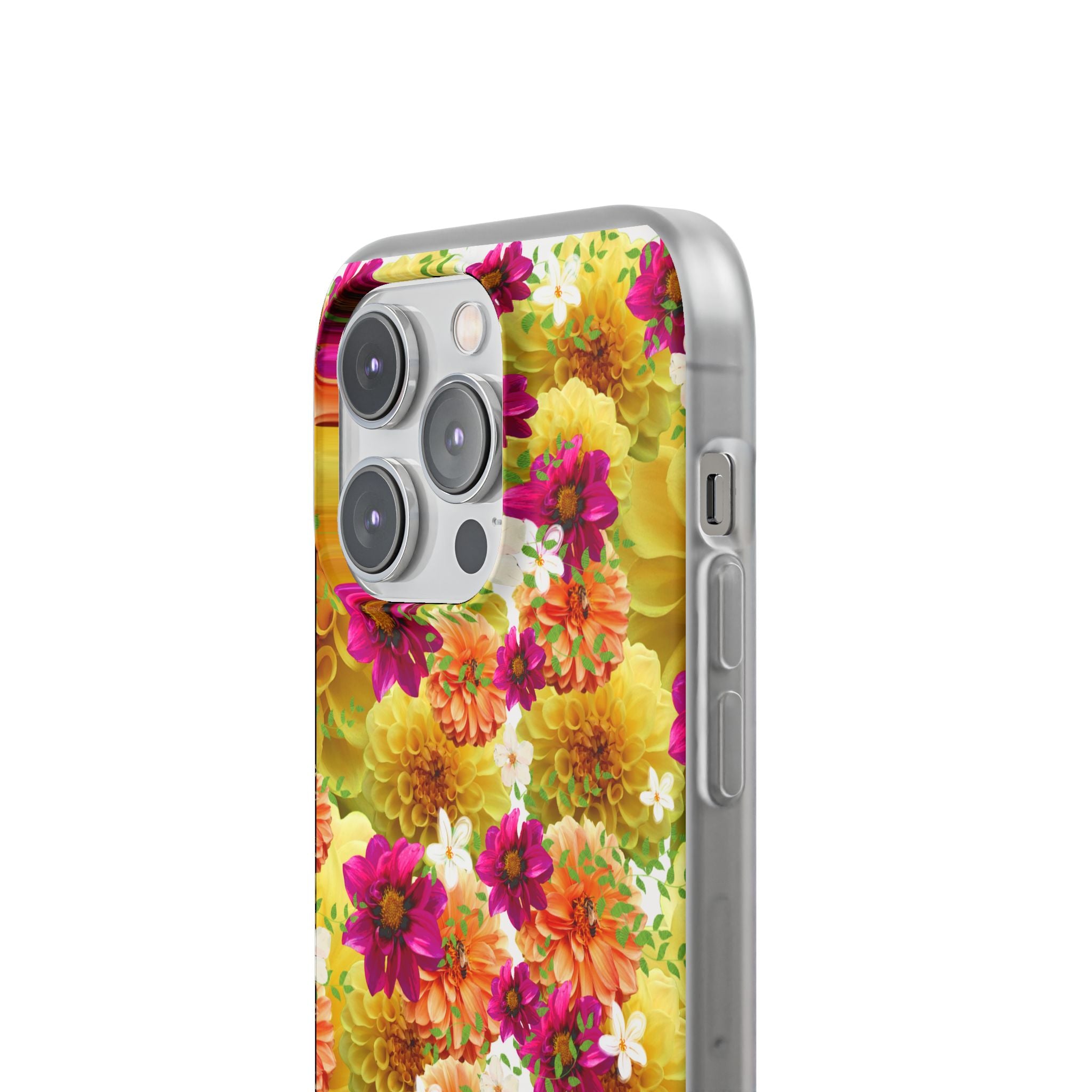 Graphic Dahlias 2 Flexi Cases for Most Phone Types