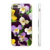 Spring Violas Flexi Clear Cases for Most Phone Types