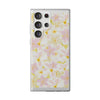 Pastel Frangipanis Yellow Flexi Clear Cases for Most Phone Types (FWS)