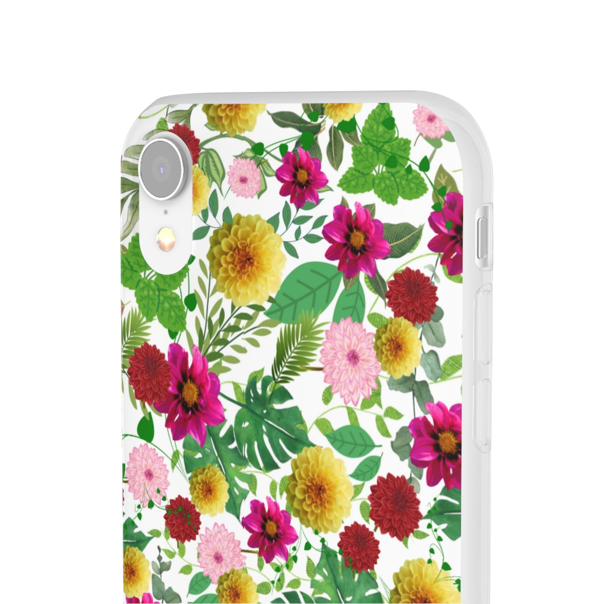 Graphic Dahlias Flexi Cases for Most Phone Types (FWS)