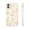 Pastel Frangipanis Yellow Flexi Clear Cases for Most Phone Types (FWS)