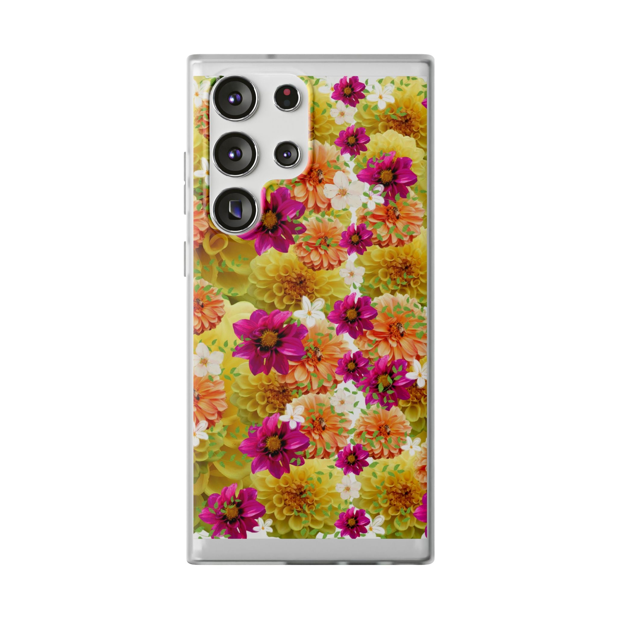 Graphic Dahlias 2 Flexi Cases for Most Phone Types (FWS)