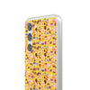 Happy Cake Yellow Flexi Clear Cases for Most Phone Types (FWS)