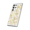 Golden Frangipanis White Flexi Clear Cases for Most Phone Types (FWS)