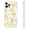 Golden Frangipanis White Flexi Clear Cases for Most Phone Types (FWS)