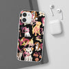 Dogs Love Black Flexi Clear Cases for Most Phone Types (FWS)