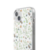 Graphic White Daisies Flexi Clear Cases for Most Phone Types (FWS)