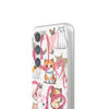 Cats Love White Flexi Clear Cases for Most Phone Types (FWS)