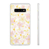 Pastel Frangipanis Yellow Flexi Clear Cases for Most Phone Types (FWS)
