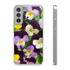 Spring Violas Flexi Clear Cases for Most Phone Types