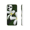 White Frangipanis Flexi Clear Cases for Most Phone Types (FWS)