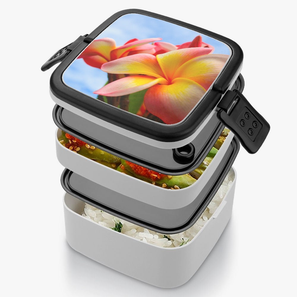 Frangipani Sky Double-Layer Lunch Box