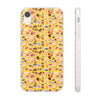 Happy Cake Yellow Flexi Clear Cases for Most Phone Types (FWS)