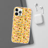 Happy Cake Yellow Flexi Clear Cases for Most Phone Types (FWS)