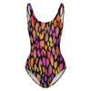 Black Pinky Leopard One Piece Swimsuit