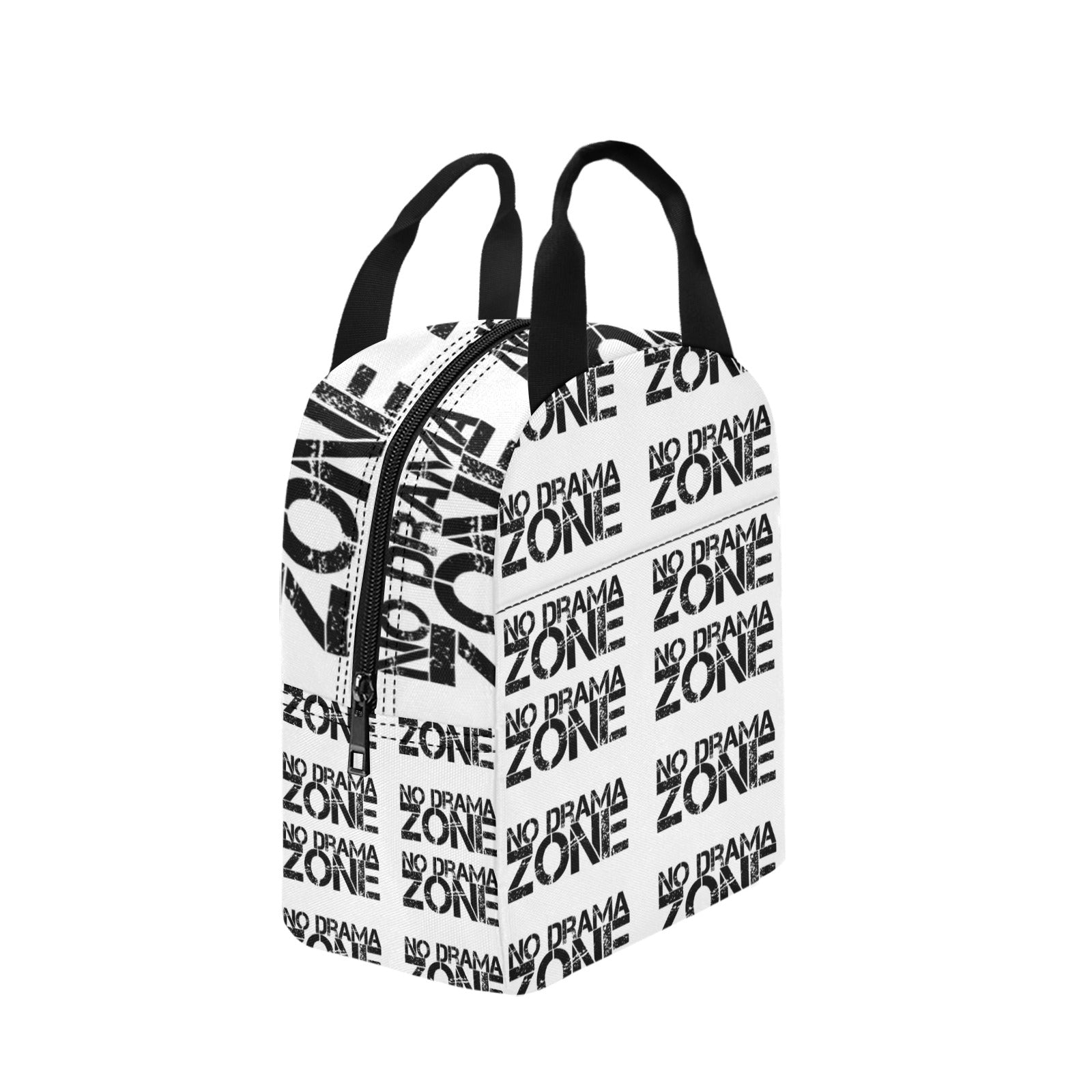 No Drama Zone Insulated Zipper Lunch Bag