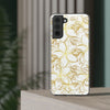 Golden Frangipanis White Flexi Clear Cases for Most Phone Types (FWS)