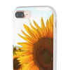 Sunflowers Flexi Clear Cases for Most Phone Types