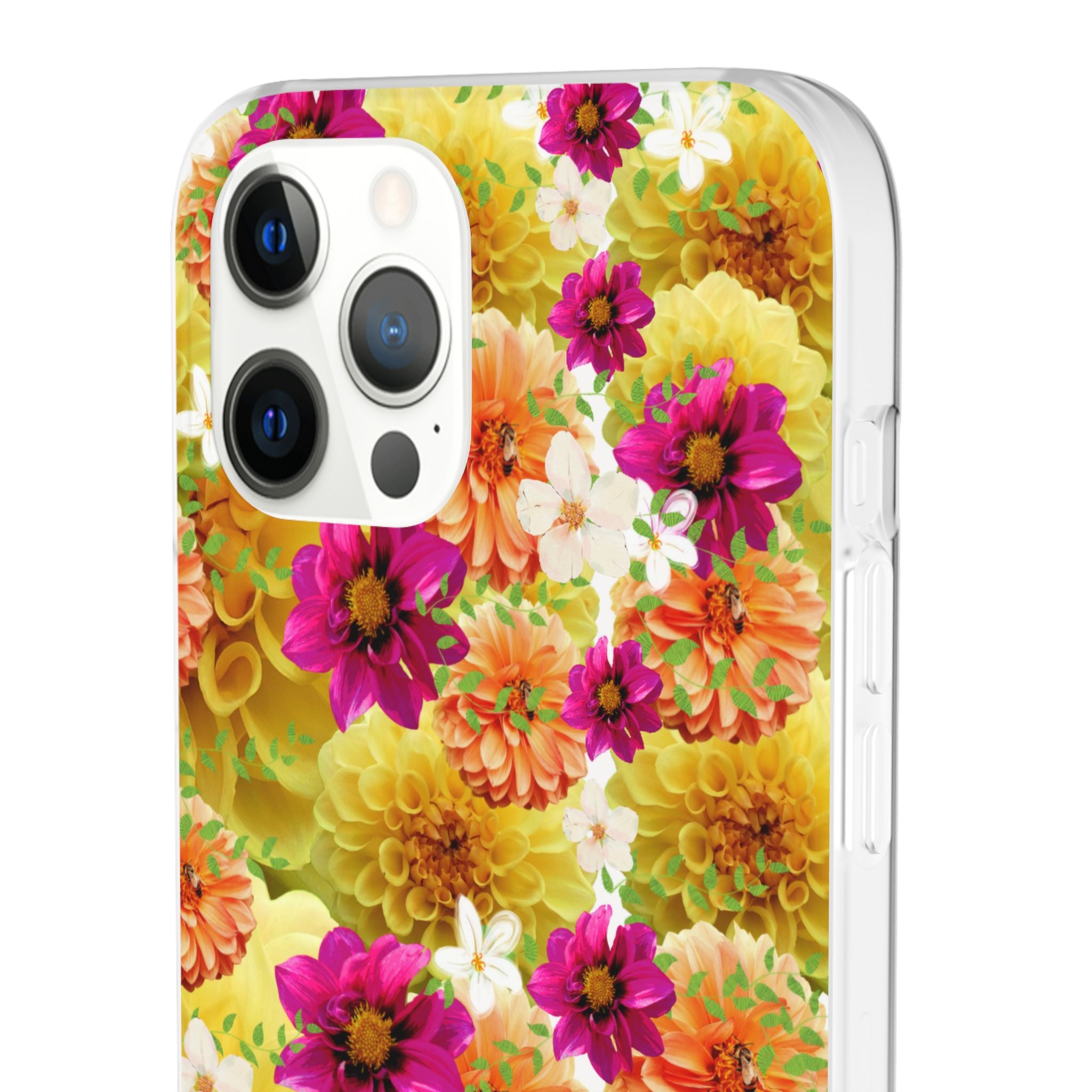 Graphic Dahlias 2 Flexi Cases for Most Phone Types (FWS)